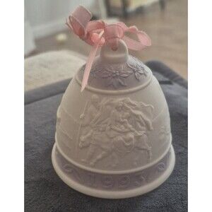 1993 Lladro 16010 Annual Christmas Bell Porcelain Ornament Not 1993 Box